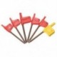 6X (12Mm 21Pcs / Set Shank eszterga eszterga tartó fúrószár   betét   csavarkulcs B7P2