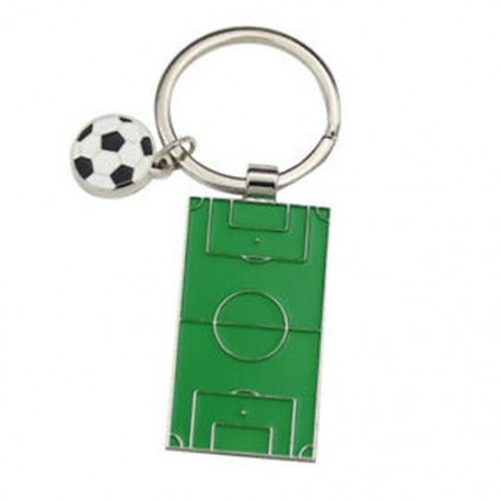 A 2018-as világbajnokság focipálya kulcstartó fém futball-kulcstartó Mini asztal Soc W9F6