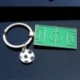 A 2018-as világbajnokság focipálya kulcstartó fém futball-kulcstartó Mini asztal Soc W9F6