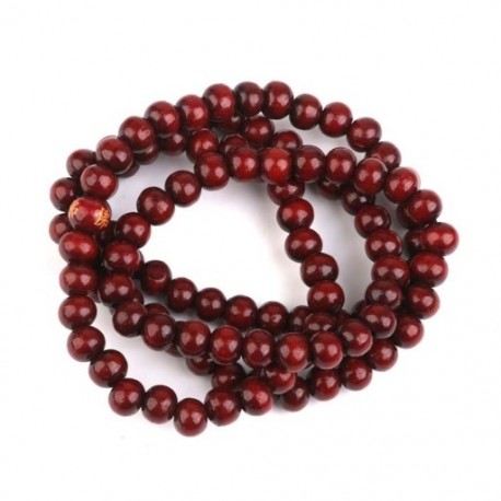Fa imádságlánc 108 db buddhista buddhista Mala karkötő lilaszerű piros C F7D4