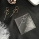 Arany - Divat fülbevalók Punk egyszerű hosszú szakaszú bojt medál méretű kör Earrin R8D4