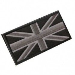FASHION Union Jack UK zászló jelvény javítópálca vissza 10cm x 5cm ÚJ, (fekete / Gr P6H7