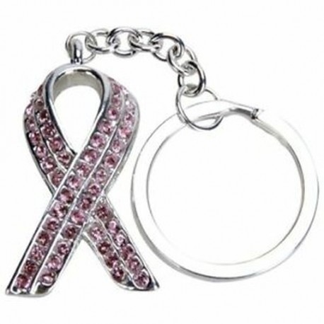 1X (bájos szalaggal fényes strasszos kulcstartó kulcstartó - Pink S9H6)