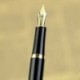 Klasszikus BAOER 388 rozsdamentes acél töltőtoll Golden Trim M Nib A9Q7