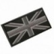 2X (FASHION Union Jack UK zászlójelű javítópálca vissza 10cm x 5cm ÚJ, (fekete F1N7