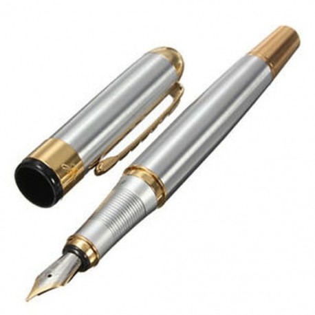 Jinhao 250 matt fehér arany töltőtoll M nib töltőtoll ajándék fesztivál H1V7