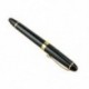 Jinhao X450 töltőtoll fekete közepes méretű, arany karimával díszített töltőtoll C7L8