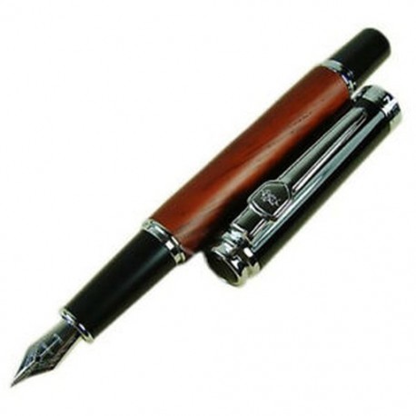 Jinhao 8802 fás közepes szárú töltőtoll - piros   fekete X3C6 E5V3 X3E5