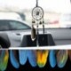 2X (Mini álomfogó autós gyöngyökkel és kézzel készített M5P7)