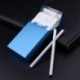2X (ultravékony kreatív személyiségű cigarettatok vékony fém csúszó cigaretta F5R8