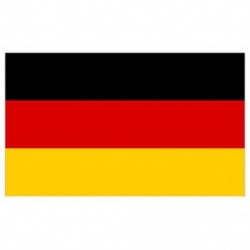 2x Németország Nemzeti Lobogója Nemzetközi Labdarúgás 5ftx3ft Poliészter Mosható X2S8
