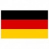 2x Németország Nemzeti Lobogója Nemzetközi Labdarúgás 5ftx3ft Poliészter Mosható X2S8