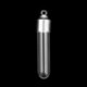 1X (10 db mini üres üveg cső palack medál Charm üveg tiszta N7N3)