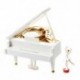 Carillon Music Box Music Box Grand Piano fehér balerina New Y9Z9 G8J7