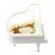 Carillon Music Box Music Box Grand Piano fehér balerina New Y9Z9 G8J7