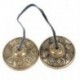 Tibeti Tingsha szimbólumok - 6,2 cm - 8 szerencsés szimbólum, dombornyomott W8P6