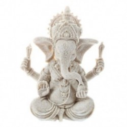 Homokkő Ganesha Buddha elefánt szobor szobor szobor kézzel készített alak PF A6E4 J0H6