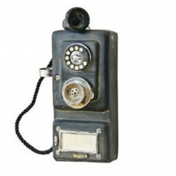 Falra szerelt szüreti telefon-nosztalgikus kézműves Vintage régimódi fal Y0G0
