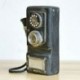 Falra szerelt szüreti telefon-nosztalgikus kézműves Vintage régimódi fal Y0G0