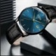 A DOM férfiak a Top Brand Luxury Quartz karóra alkalmi kvarcóra Leather Mes Z4M6