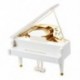 Music Box Zene Box Music Box Zongora Fehér Balerina Új KL E8Q8 Y0T3
