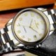 Arany és fehér arc - Fngeen világító férfi csontváz órák Steampunk Fashion automatikus csontváz G0J2