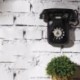 1X (Vintage telefonmodell falra fonott, retro nosztalgikus kézműves otthoni telefon MF4R7)