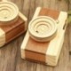 2X (Fa dobozos fényképezőgép modell, Zenedobozos gyermek születésnapi ajándék Rotatin G3Z8