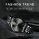 2X (DOM férfiak nézi a Top Brand Luxury Quartz karóra alkalmi kvarc órát Alloy Me A4U3