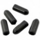 20x (100 db fekete gumi végű tippek 15x6 mm (0,6 hüvelyk x 0,24 hüvelyk) L7F7