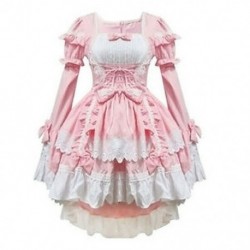 Rózsaszín jelmezek szobalány ruhák anime ruházat cosplay B5B8 E5E5