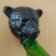 9X (fekete Grizzly Bear sörösüveg-nyitó öntöttvas ház fülke falra szerelt W7X9