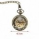 6X (mechanikus zsebóra Steampunk Retro luxus zsebóra férfiak és Wo R4I7