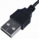 1X (USB-től 3,5 mm-es Jack DC 5 V-os csatlakozó tápegység töltő adapter kábel Lea V4O9