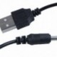 1X (USB-től 3,5 mm-es Jack DC 5 V-os csatlakozó tápegység töltő adapter kábel Lea V4O9