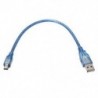 Új USB 2.0 A aljzatból mini USB B 5 tűs dugaszoló adatkábel-adapter átalakító F3H8