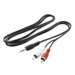 3,5 mm – 2 RCA sztereo audiokábel dugaszoló iPod iPod 1.2M F5H2-hez