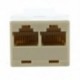 RJ45 háromutas hálózati kábeltávolító-hosszabbító dugaszoló csatlakozó K1S6