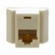 RJ45 háromutas hálózati kábeltávolító-hosszabbító dugaszoló csatlakozó K1S6
