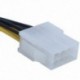 SODIAL (R) 6-tűs PCI-8-tűs PCI-E MF D6B3 tápkábel-adapter