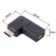 C-típusú USB-C típusú hím-mikro-USB 2.0 5-pólusú dugaszoló adapter 90 fokos szög F3A1