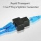 2 portos RJ45 Splitter adapter LAN hálózati Ethernet Extender csatlakozódugasz L W2N6