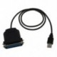 Új párhuzamos portos Db36 Lpt nyomtató, USB Express kártya átalakító, fekete K0M1