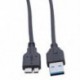 USB 3.0 tápegység-szinkron töltő kábel a Toshiba külső merevlemez-meghajtó N2S9 számára