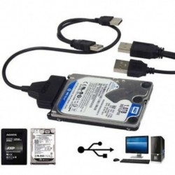 USB2.0 és SATA adapter kábel 48 cm 2,5 hüvelykes külső SSD HDD P1P1