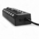 USB4 port 2 osztó HUB kapcsolóval 4 lyukú független kapcsoló HUB USB2.0 h D2V7