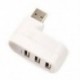 Kiváló minőségű hordozható számítógéphez, a számítógép elosztójához, USB Forgatásos elosztó Mini Adapter 3