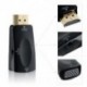 HDMI-VGA átalakító aranyozott, 3,5 mm-es audiokábellel PC-hez, C1K1