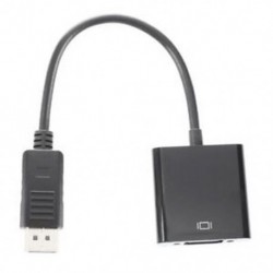 Kijelzőport DP aljzat - VGA aljzat adapterhez - Megjelenítő portkábel-átalakító Blac E2U3