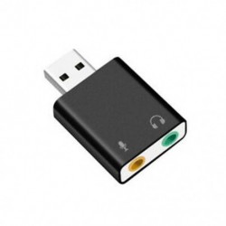 7.1-csatornás alumínium ötvözetű USB hangkártya számítógép - Külső hangkártya Usb7 C4N2